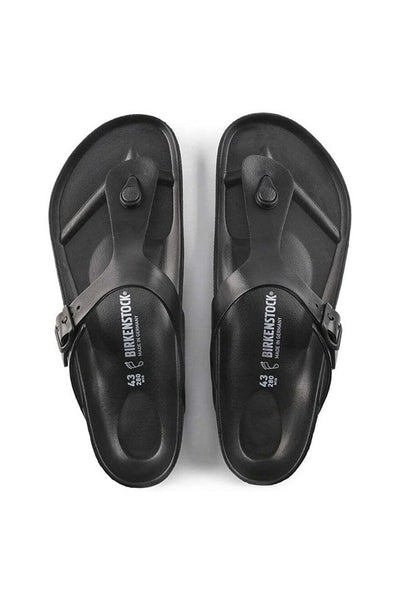 Women's black slide on sandals