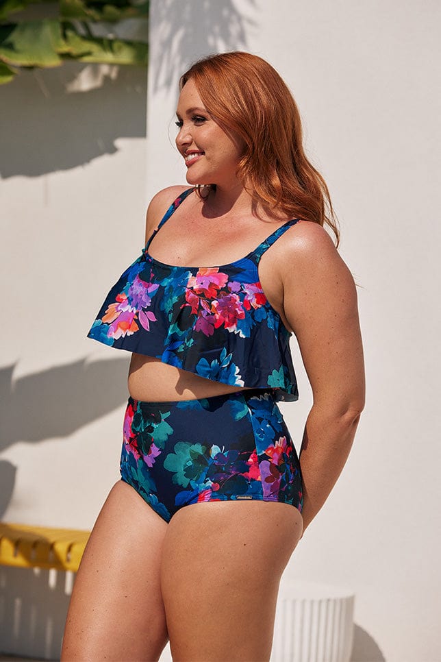 Frill bikini top plus size outlet