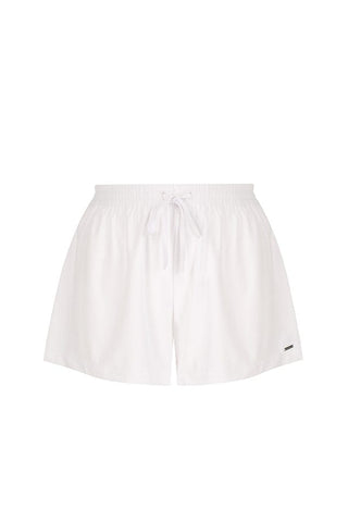 Terry Towelling Shorts White