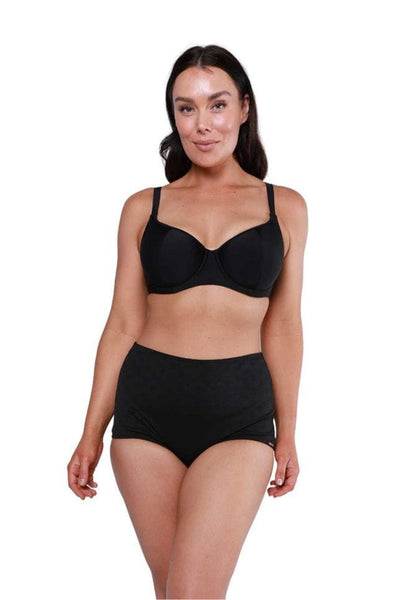 Acapulco Black High Waist Bikini Bottoms