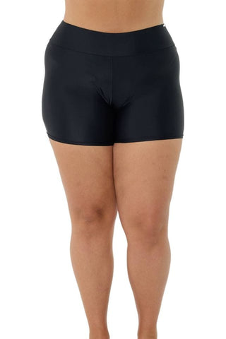 Black Boyleg Swim Pant