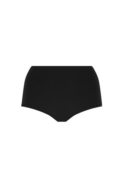 ghost mannequin high waisted black bikini bottoms