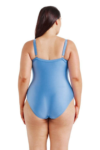 Provence Blue Lace Up One Piece