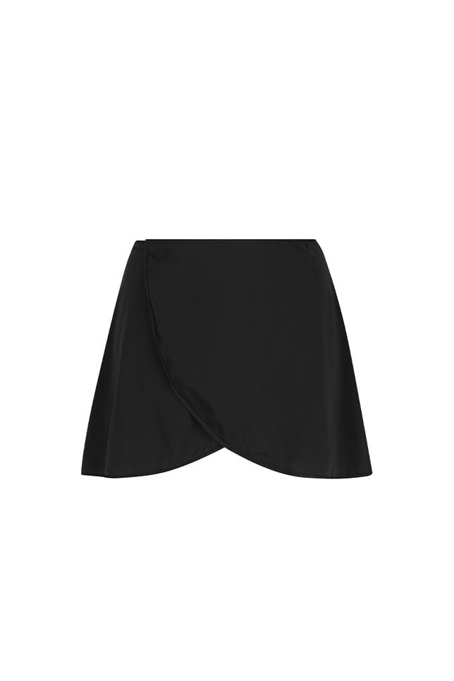 ghost mannequin black tulip style skirt