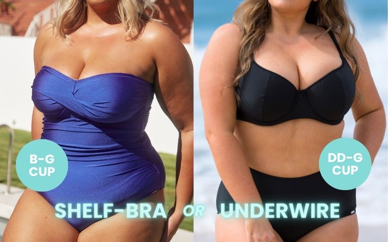 Bra Sized Swimwear, D and DD Swimsuits For Big Busts