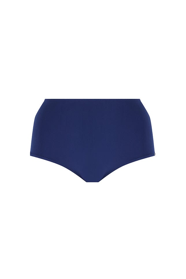 ghost mannequin navy high waisted bikini bottoms