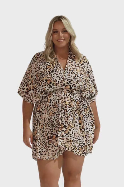 Snow Leopard Kaftan