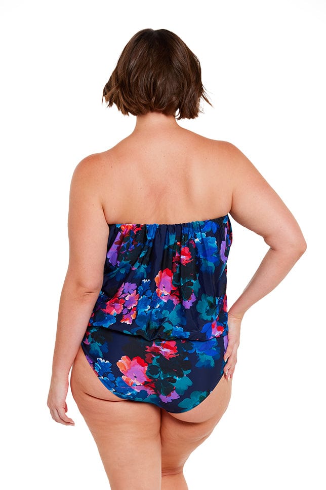 Bandeau swimsuit size 20 clearance