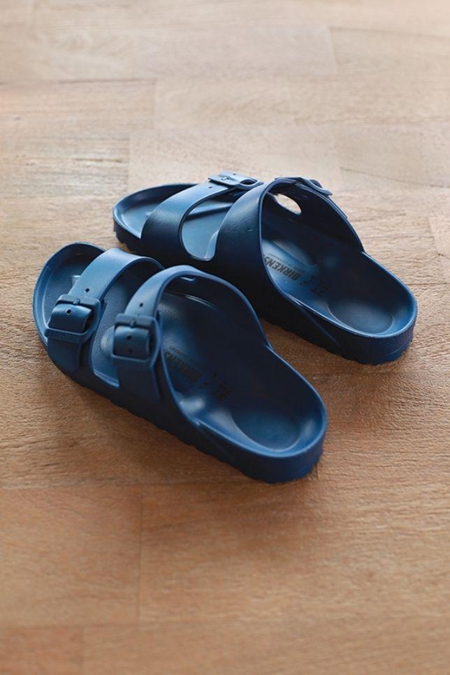 Navy birkenstocks women's online